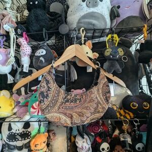 Y2K SAX Paisley Print Mini Shoulder Bag